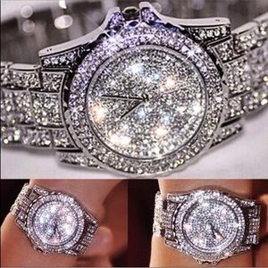 Silver is now in stock 🌟 The Ultimate Bling Watch